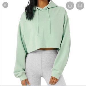 Alo yoga Bae hoodie in Honeydew